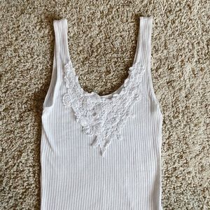 Hollister Embroidered Tank Top